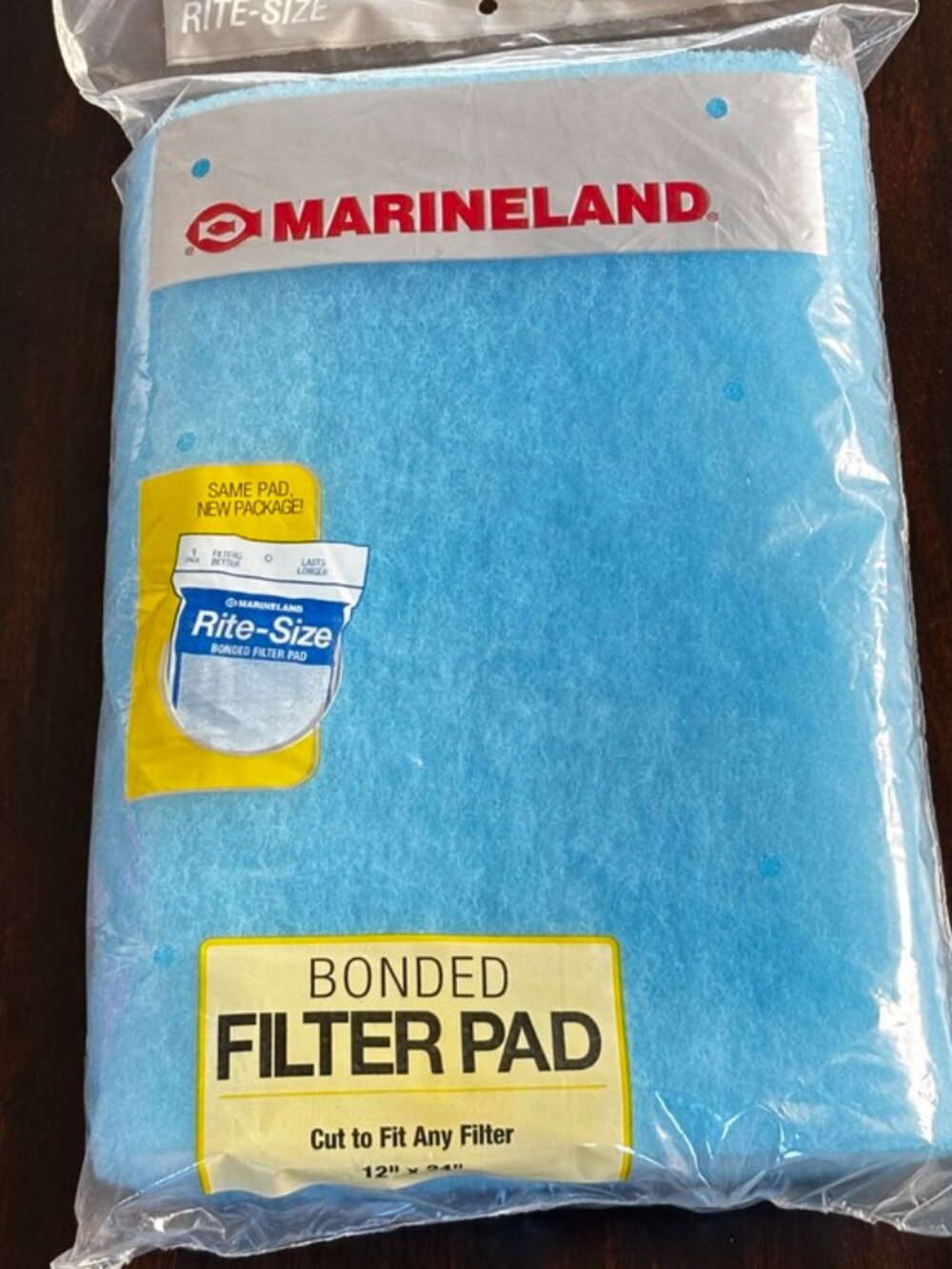 Marineland Rite-Size Bonded Aquarium Filter Pad 12" x 24" New Sealed